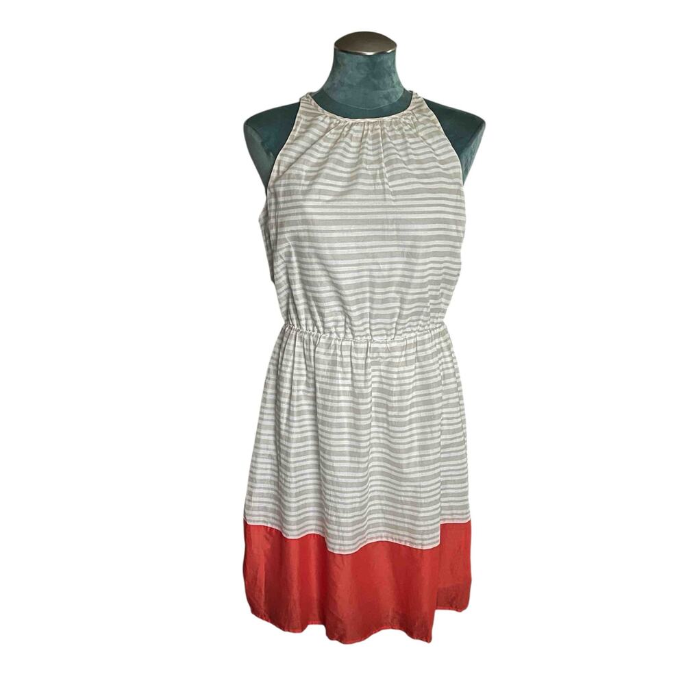NWT Old Navy Women's Sleeveless Mini Dress Multicolor Striped 100% Cotton Size M
